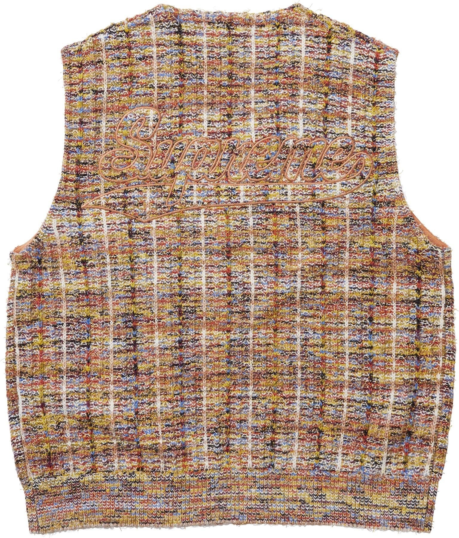 Speckled Zip Up Sweater Vest view 9
